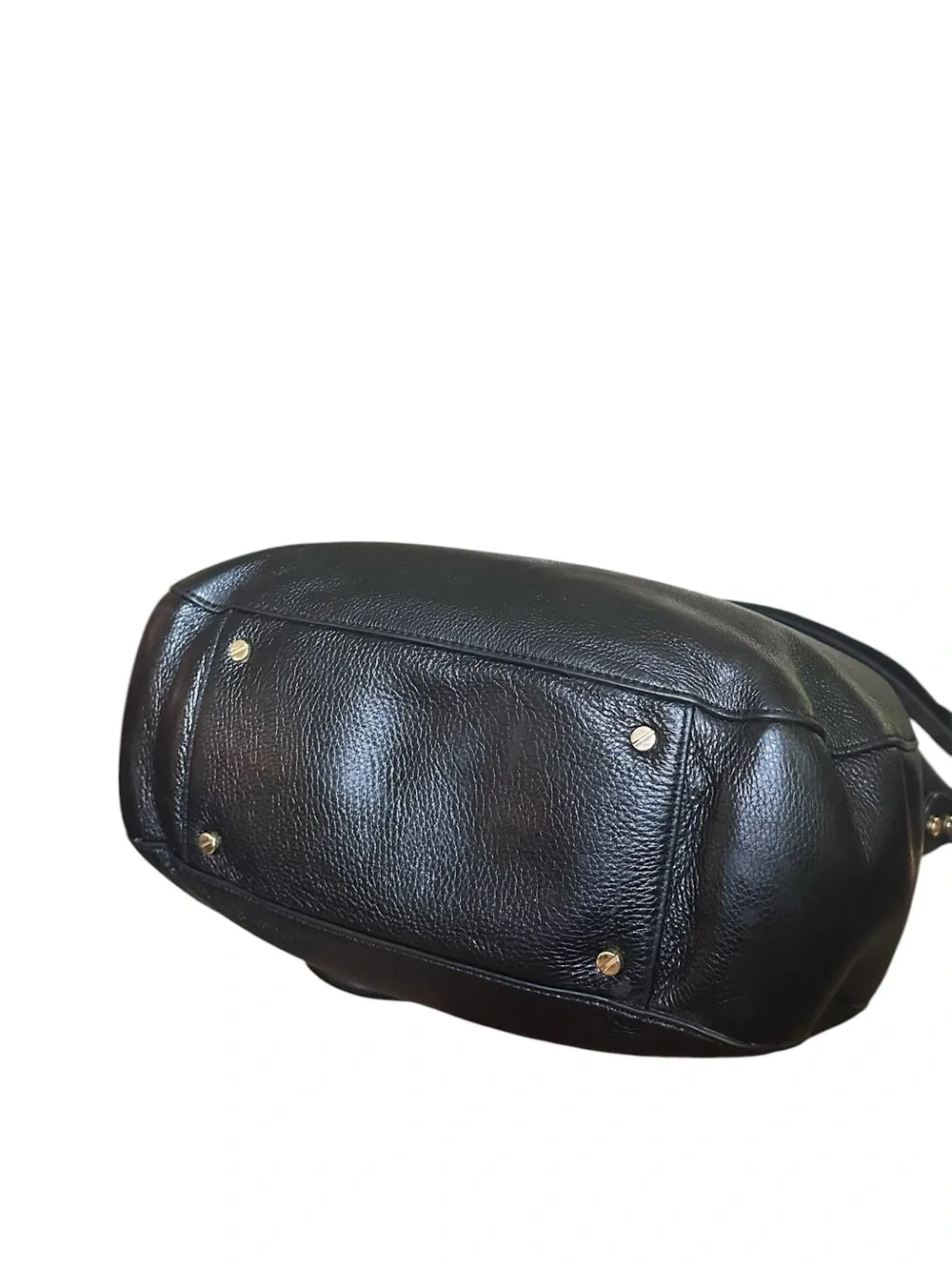 Tory Burch Amanda Classic Handle Black Leather Hobo Crossbody Dust Bag